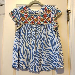 XL Zebra Patterned Shirt